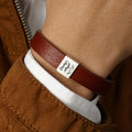 Men's Personalised Baby Loss Bracelet